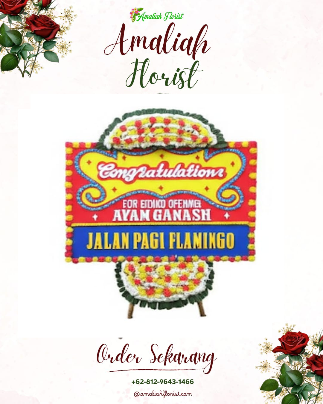 Sewa Papan Bunga Pasaman